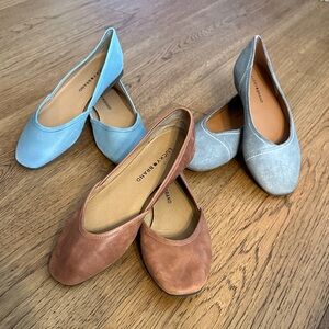 Lucky Brand Women's Flats - Light Blue, Brown, Light Gray - Size 7